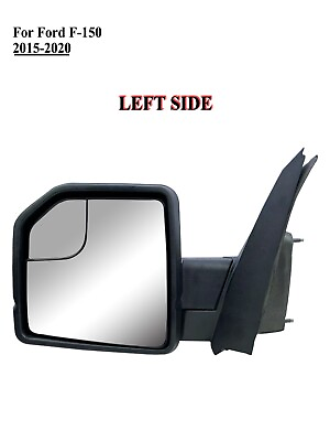 #ad Driver Left Side Door Mirror Power Glass Manual Folding for 15 20 Ford F 150 $70.99