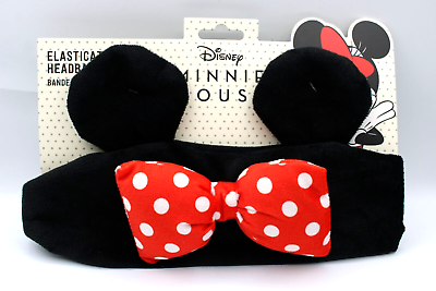 #ad Disney Minnie Mouse Elasticated Hairband Headband Mad Beauty NEW $13.59