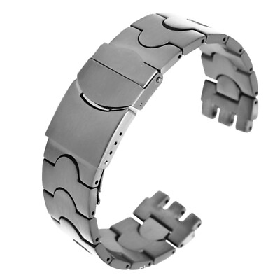 #ad For Swatch Watch YCS YAS YGS IRONY Men#x27;s Women#x27;s Steel Watch Strap 19 17MM Wrist $14.26