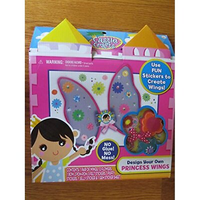 #ad Design Your Own Princess Fairy Wings By Castle Crafts Party Craft Kit $16.99