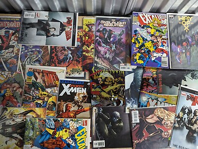 #ad LOT OF 10 X Men Random Comic books No Duplicates Boarded and Bagged $14.00