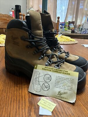 #ad Danner Leather Boots Vibram 43513X Forces USA Made Combat Hiker Mens Size 9.5 R $99.99