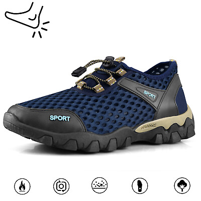 #ad Athletic Shoes Non Slip Quick Dry Sport Shoes Camping Hiking Outdoor Safety Mens $20.95