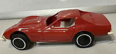 #ad Vintage Tonka Red 1970#x27;s Chevy Corvette Coupe Plastic Car $32.88