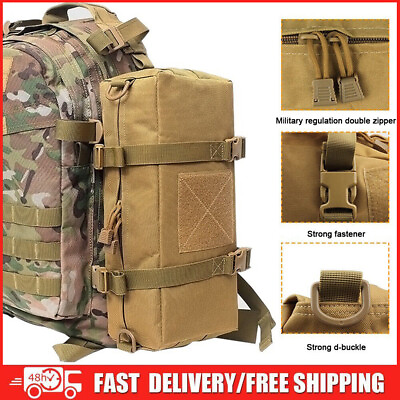 #ad #ad Tactical Molle Pouch Outdoor Multi Purpose Large Capacity Waist Pack Storage Bag $11.99
