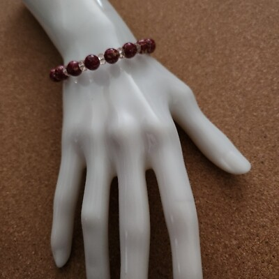 #ad Alex and Ani Marbled Glass Beaded Bangle Bracelet $9.99