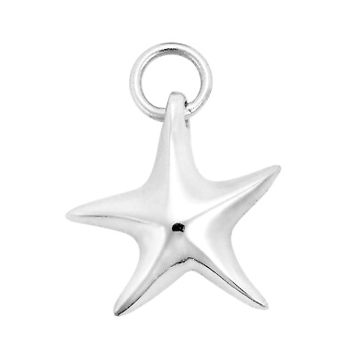 #ad Beautiful Ocean Inspired Starfish Sterling Silver Charm Pendant $11.19