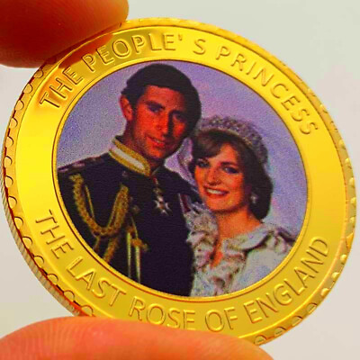 #ad England British Princess Diana Charles Philip Commemorative Coin Collectible UK $8.54