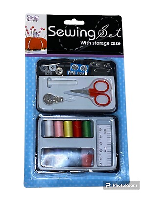 #ad Sewing Set With Storage Case $4.99