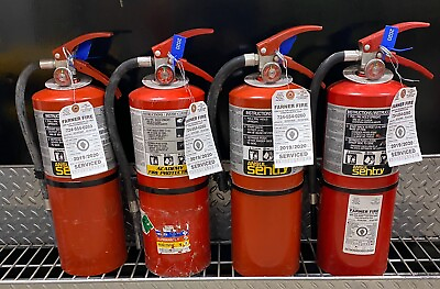 #ad FIRE EXTINGUISHER 10lb ABC Scratch amp; Dirty set of 4 $200.00