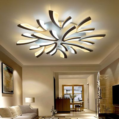 #ad Acrylic Modern Led Ceiling Lights For Living Room Bedroom Dining Chandelier New $271.92