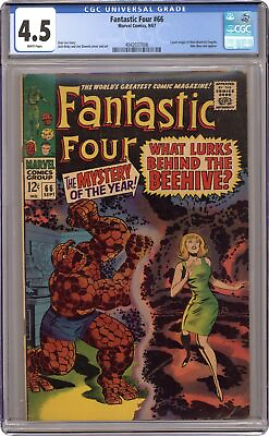 #ad Fantastic Four #66 CGC 4.5 1967 4042037006 $94.00