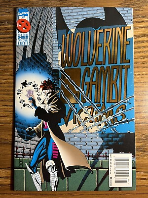 #ad WOLVERINE GAMBIT VICTIMS 1 HIGH GRADE RARE NEWSSTAND TIM SALE COVER MARVEL 1995 $8.96