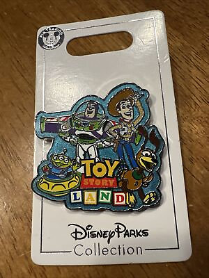#ad Disney Parks Collection Toy Story Land Logo Pin $13.00