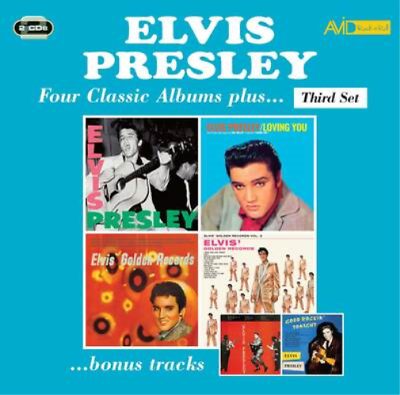 #ad Elvis Presley Four Classic Albums Plus: Third Set CD Album UK IMPORT $11.41
