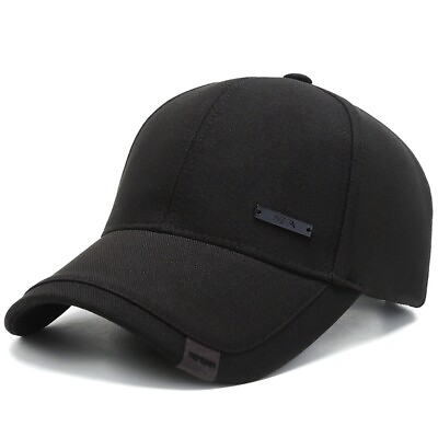 #ad Men Cotton Baseball Caps Fashion Casual Travel Trucker Caps High Quality Dad Hat $12.99