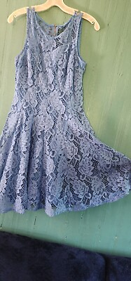 #ad Melonie Blue 👗 Size 8 Lace $28.00