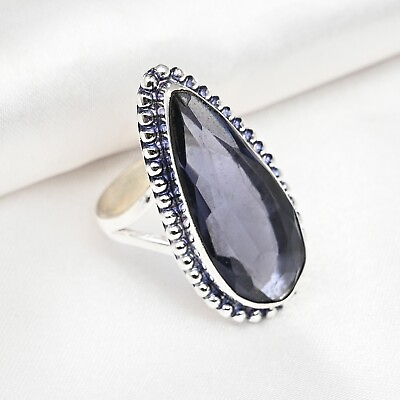 #ad Iolite Gemstone Handmade 925 Sterling Silver Jewelry Ring For Memorial Day $15.50
