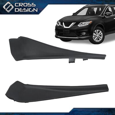 #ad Front Windshield Wiper Side Cowl Extension Cover 2PCS Fit For 14 20 Nissan Rogue $7.85