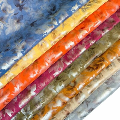 #ad Colorful Flower Leather Choose your color SPRING FLOWERS 1258 2.25 2.5 oz $39.22