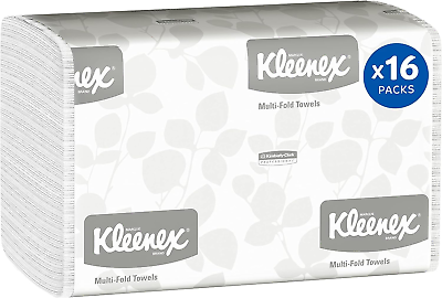 #ad Kleenex Multifold Hand Paper Towels Bulk 01890 Soft and Absorbent White $59.16