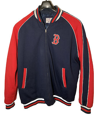 #ad G III Sports Carl Banks Genuine Merch Red Sox Jacket Size 3XL Quilt Lined NEW $99.00