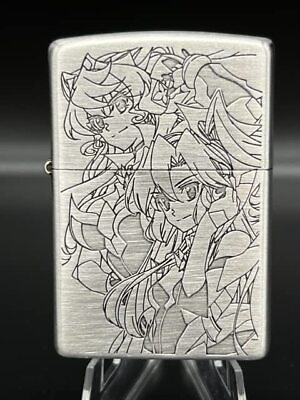 #ad Zippo Oil Lighter Senki Zesshou Symphogear Tsubasa Maria Silver Japan $124.00