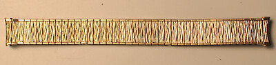 #ad Vintage Speidel Expansion Watch Band 6quot; 10k Gold Filled Stretch Bracelet 0.6quot; $22.99