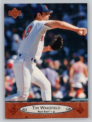 #ad 1996 Upper Deck #19 Tim Wakefield Boston Red Sox $1.59