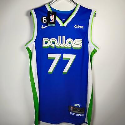 #ad #ad Luka Doncic Embroidery #77 Jersey New with Tags Blue $42.80
