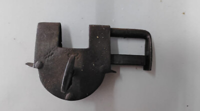 #ad 1910 Padlock Antique House Lock Brass Vintage Old Rare Collectible $49.99