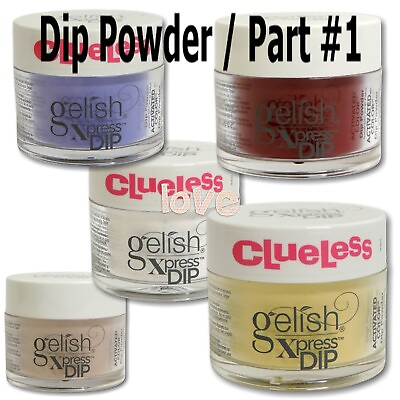 #ad Gelish Dip Powder Xpress Nail Polish 1.5oz Dipping Powder Color Powder Part #1 $7.98