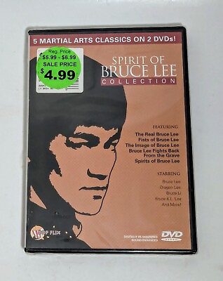 #ad *NEW* Spirit of Bruce Lee Collection DVD 2011 2 Disc Set $5.50