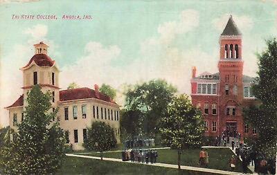 #ad Vintage Postcard State College $5.30