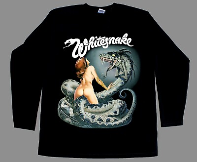 #ad Whitesnake lovehunter NEW BLACK short long sleeve T SHIRT $22.99