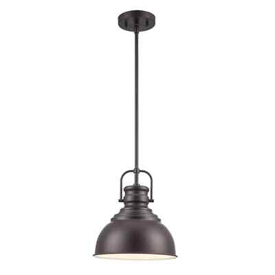#ad Home Decorators Collection 10 in. 1 Light Bronze Hanging Kitchen Pendant Light $29.95