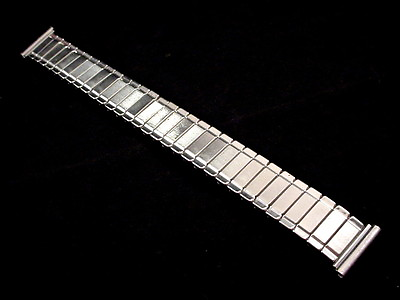 #ad Vintage NOS Expansion Stainless Steel Extra Long watch band 19mm 3 4 inch $49.00