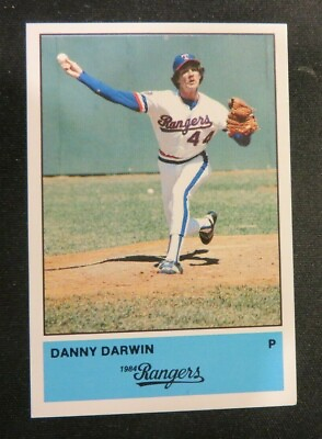 #ad 1984 Jarvis Press Inc Texas Rangers DANNY DARWIN $0.99