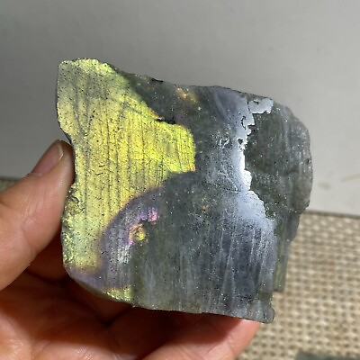 #ad 199g Top Labradorite Crystal Stone Natural Rough Mineral Specimen Healing $18.85