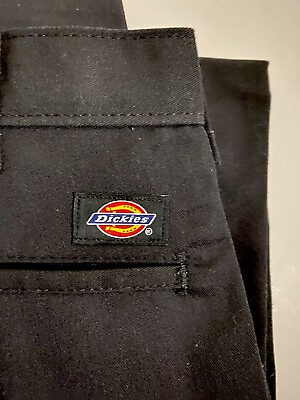 #ad Dickies Men#x27;s Tech Casual Work Dress Pants Cotton Blended Black 34 x 32 NWT $24.97