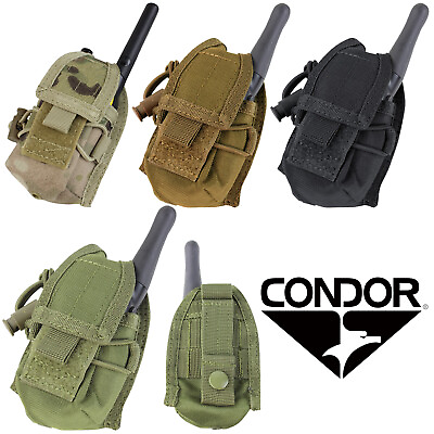 #ad #ad Condor MA56 Tactical MOLLE Belt HHR Hand Held Radio Comms Utility Pouch Holster $10.95
