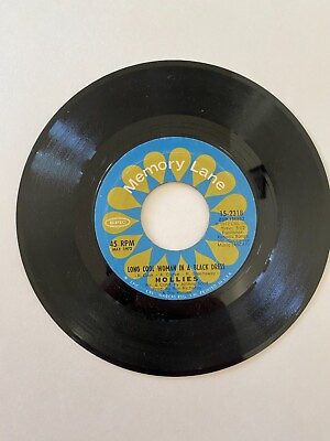 #ad Hollies – Long Cool Woman In A Black Dress Vinyl 7quot; 45 RPM Classic Rock $6.99