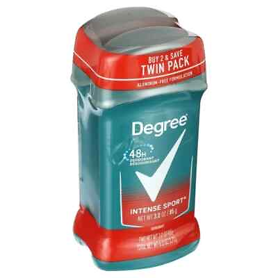 #ad Degree Men Original Deodorant 48 Hour Intense Sport Deodorant For Men 3 oz Twin $9.97