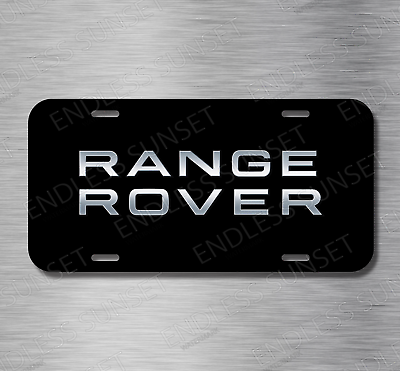 #ad Range Rover Land Rover Luxury SUV License Plate Front Auto Tag $17.99