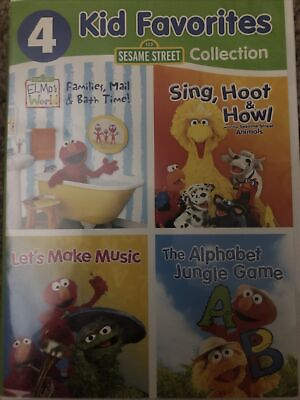 #ad Sesame Street 4 Kid Favorites Collection Families Mail amp; Bath Time Sing Ho $1.95