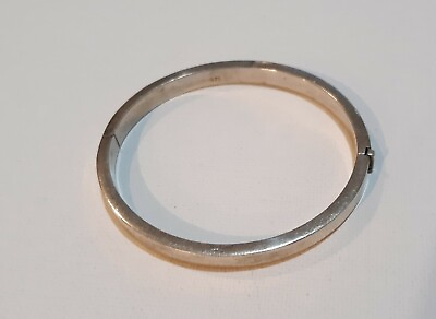 #ad 925 Stainless Steel Round Cuff Bracelet 6mm $22.10