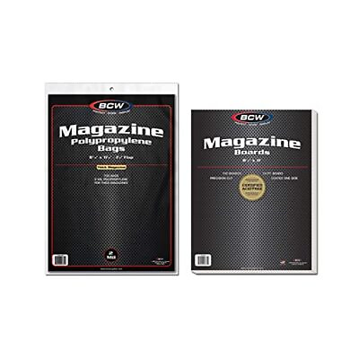 #ad Thick Magazine Bags and Backing Boards 100 ct $29.62