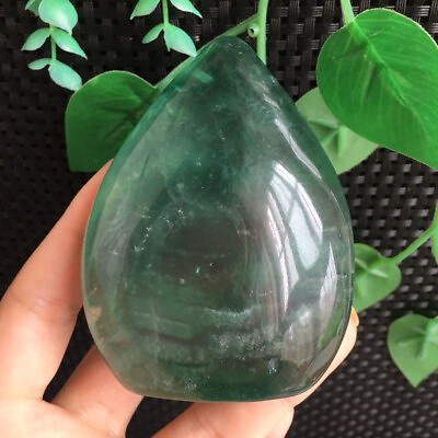#ad 270g Green Fluorite Stone Freeform Specimen Quartz Crystal Healing $24.70