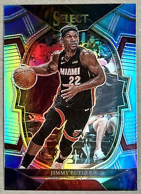 #ad 2022 23 Select Jimmy Butler #8 Silver Prizm Parallel Concourse Heat $1.95
