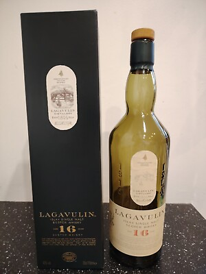 #ad Lagavulin 16 Whisky Empty Bottle GBP 5.00